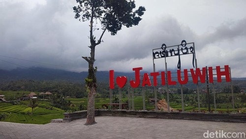 DTW Jatiluwih di Desa Jatiluwih, Kecamatan Penebel, Kabupaten Tabanan, Bali. (Ahmad Firizqi Irwan/detikBali)