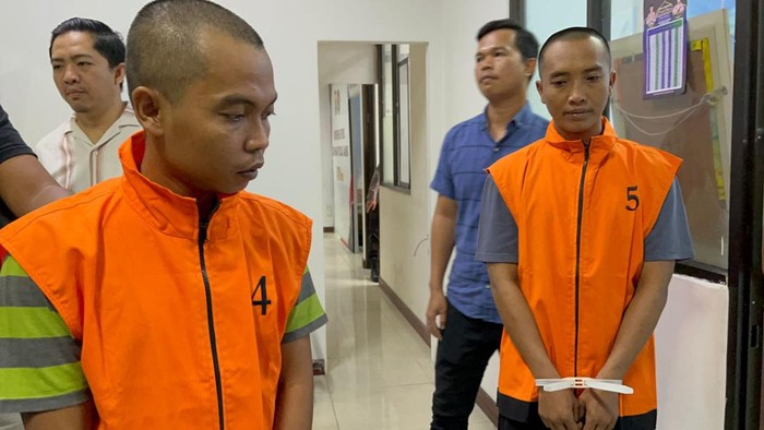 Dua pria asal Bekasi, diamankan polisi usai melakukan penipuan jual drum di Facebook