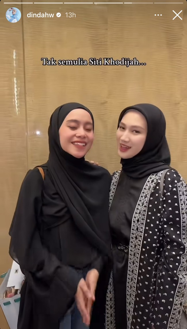 Setelah Aurel dan Kesha, kemudian muncul Lesti Kejora dan Melody. Keduanya tampak kompak melakukan dubbing. Foto: Instagram