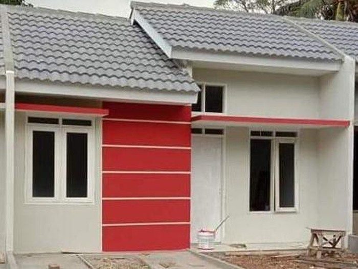Tampilan depan rumah di Green Hills