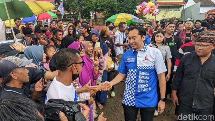 Ibas saat kampanye di Kecamatan Watulimo, Trenggalek