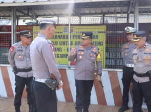 Pasar Tumpah Jadi Titik Rawan Macet di Jalur Mudik Pantura Indramayu