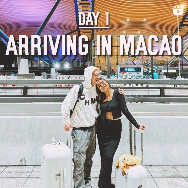 Bisa berlibur bersama, keduanya tampak begitu bahagia. Sesampainya di Macau, Karin dan Aby kembali memamerkan kebersamaan mereka. Foto: Instagram/@narinkovilda