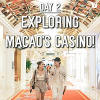 Tak ketinggalan Karin dan Aby juga berkunjung ke tempat kasino di Macau. Di sana, judi diketahui merupakan kegiatan yang legal dan menjadi salah satu entertainment terbesar. Foto: Instagram/@narinkovilda