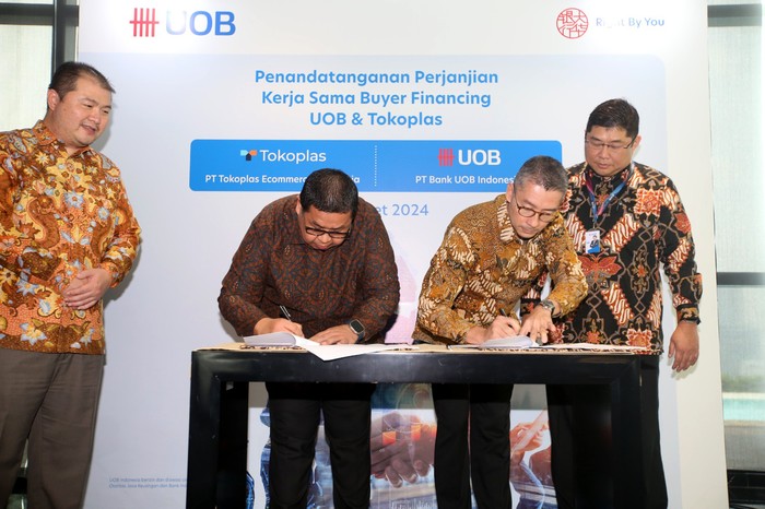 Kerjasama Buyer Financing UOB Indonesia bekerjasama dengan Tokoplas untuk Buyer Financing melalui ekosistemnya agar dapat tumbuh bersama menjadi lebih kuat.
