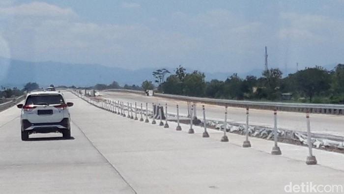 Kondisi Jalan tol Solo-Jogja di Boyolali, saat fungsional Nataru lalu.