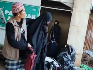 Polisi Pulangkan Pria Bercadar yang Menyusup ke Jemaah Wanita: Kasihan