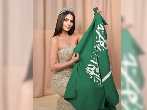 Miss Universe Arab Saudi. (Instagram @rumy_alqahtani)
