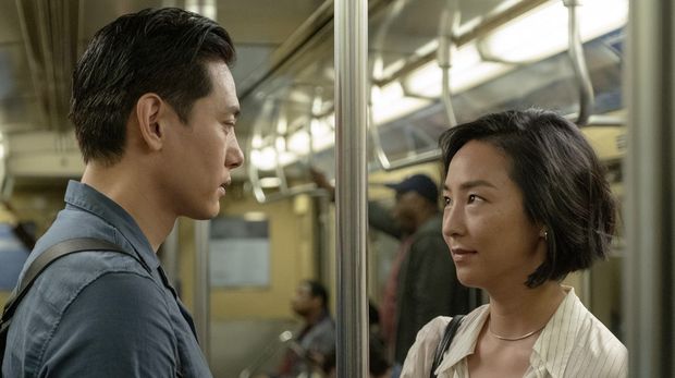 Cuplikan adegan dalam film Past Lives.