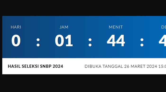 Pengumuman SNBP 2024