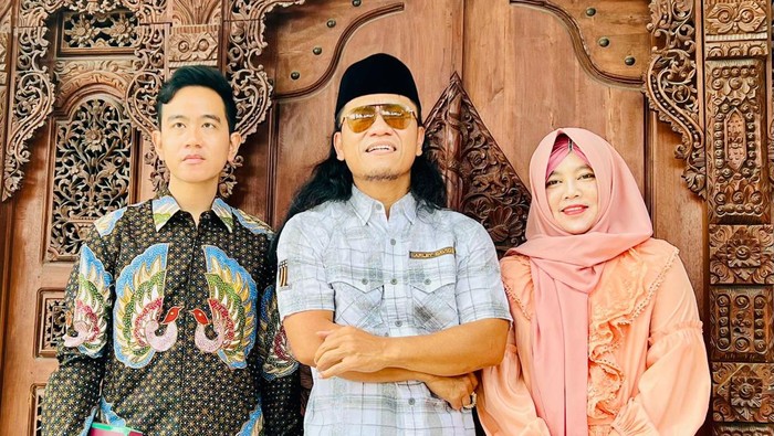 Pertemuan Gibran dan Gus Miftah di Ponpes Ora Aji, Kalasan, Selasa (26/3/2024).