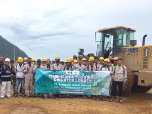 Tingkatkan Kompetensi K3, PT GNI Gelar Sertifikasi Operator Alat Berat