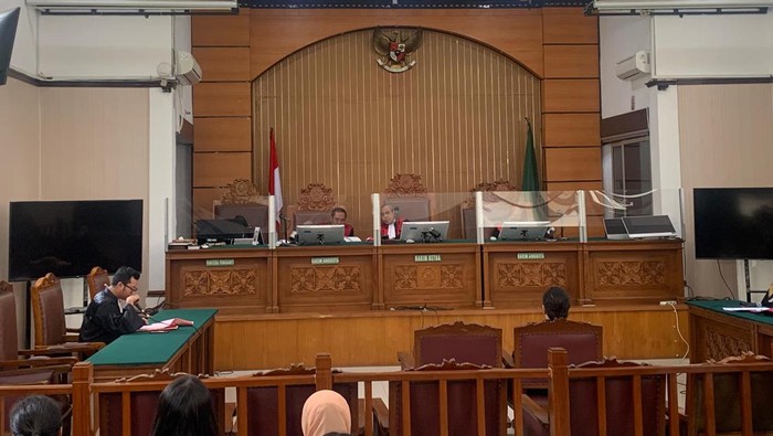 Sidang tuntutan Dito Mahendra (Mulia/detikcom)