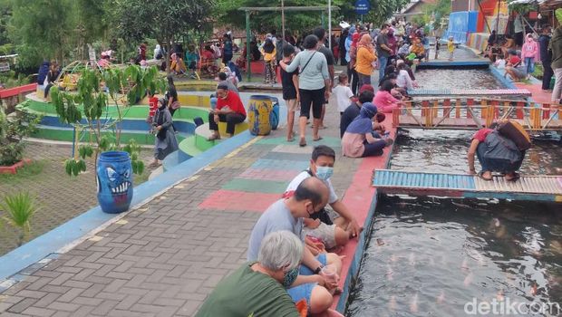 Suasana di Bendhung Lepen Jogja, Selasa (26/3/2024).