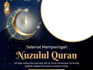 50 Twibbon dan Ucapan Nuzulul Quran 2024 Ramadan 1445 Hijriah