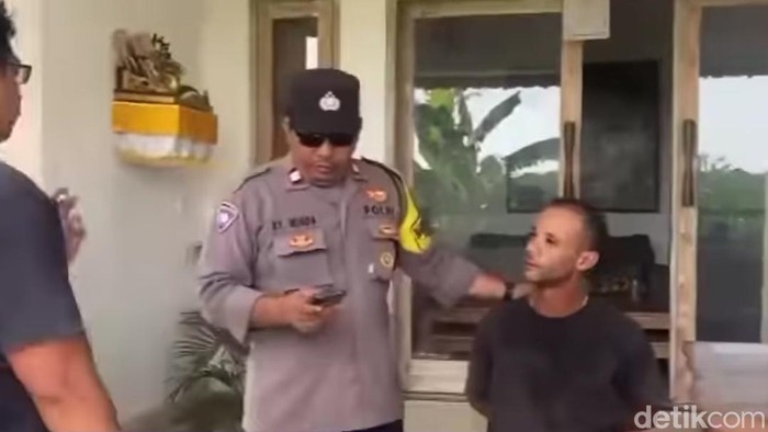 Viral seorang bule disebut hendak menculik dua anak di Ungasan, Bali.
