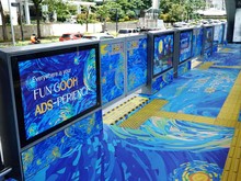 Wah, Halte TransJakarta Disulap Jadi Pameran Seni Dadakan!