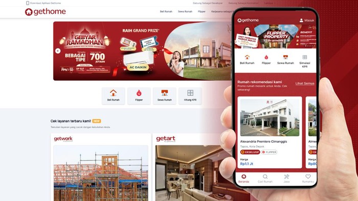 Aplikasi Cari Rumah Murah Gethome