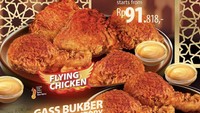 Richeese Factory punya promo Buy 5 Free 2 untuk Flying Chicken. Menu ini cocok banget buat bukber murah meriah. Foto: Official Site