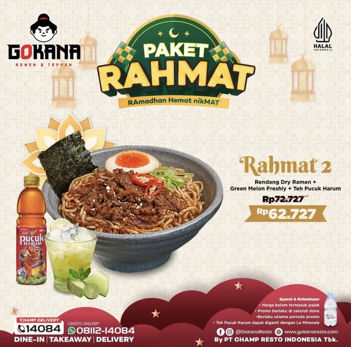 Banyak Diskon! Ini 10 Promo Makanan dan Minuman Buat Buka Puasa