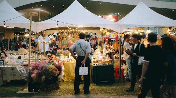 Ilustrasi bazar.