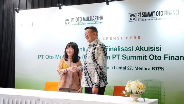 PT Bank BTPN Tbk resmi mengakuisisi terhadap dua perusahaan pembiayaan kendaraan, yakni PT Oto Multiartha (OTO) dan PT Summit Oto Finance (SOF).