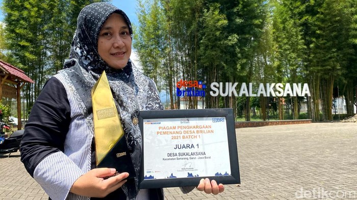 Desa Sukalaksana, Kecamatan Samarang, Kabupaten Garut menjadi juara 1 Program Desa BRILian Tahun 2021