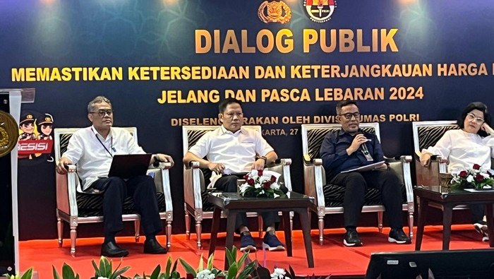 Dialog publik Satgas Pangan Polri (Rumondang/detikcom)