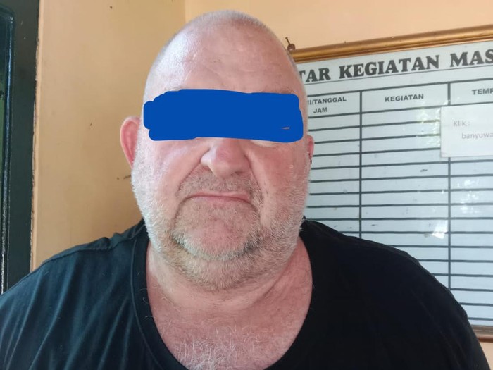 Gavin Edward Leeder, pelaku penganiayaan mantan istrinya di Banyuwangi