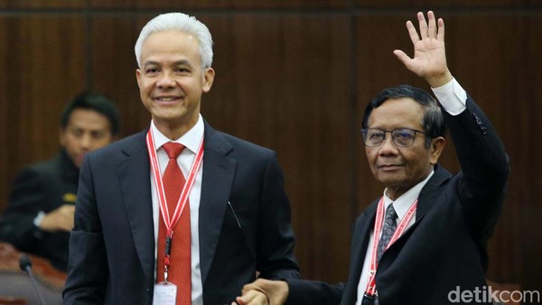 Giliran Ganjar-Mahfud Hadiri Sidang Perdana Sengketa Pilpres