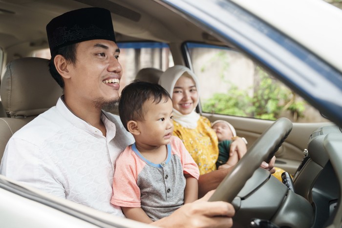Ilustrasi Bayi Diajak Mudik
