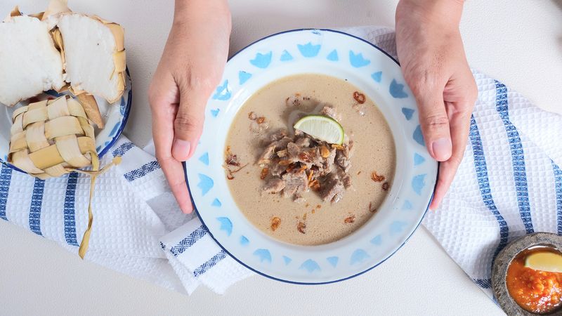 ilustrasi coto Makassar
