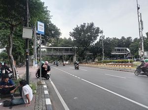 Jalan Medan Merdeka Barat Dibuka Kembali Seusai Demo