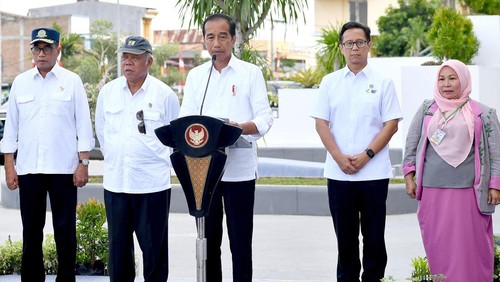 Jokowi Resmikan Huntap di Palu