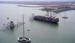 Penampakan Jembatan Baltimore AS Ambruk Ditabrak Kapal Kargo