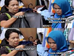 7 Meme Kocak Belanja Baju Lebaran Ini Bikin Haus Hilang, Nyeleneh Abis
