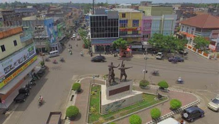 Suasana perkotaan di Kabupaten Muara Enim