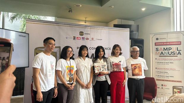 Pameran Sampul Manusia Pameran Sampul Manusia berlangsung hingga 4 April 2024 di kantor Kompas Gramedia dan Bentara Budaya Jakarta (BBJ).