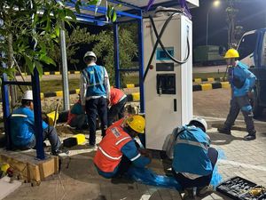 PLN Tambah 13 SPKLU Baru di Tol Lampung Jelang Arus Mudik, Ini Lokasinya
