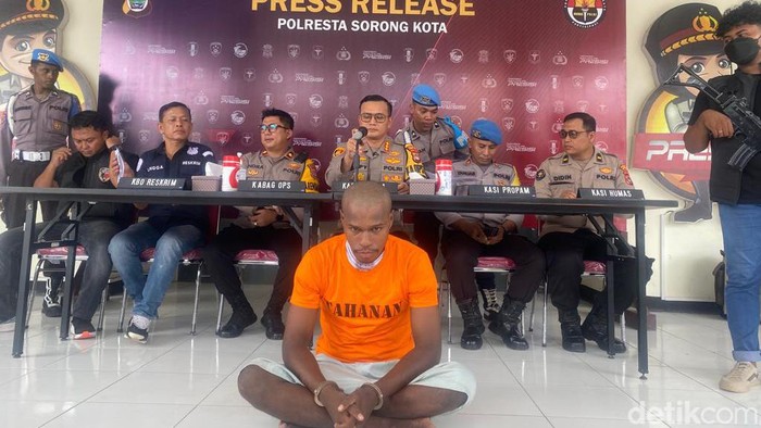 Polresta Sorong Kota mengamankan residivis curanmor di Sorong.