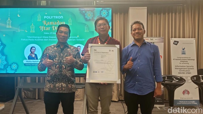 Polytron Rain ISO 27001 untuk Perlindungan Data Konsumen