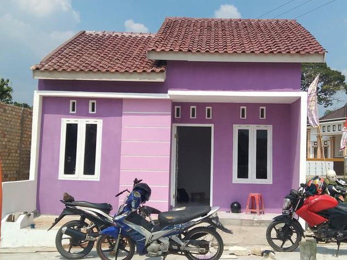 Tampilan depan rumah di Puri Asri Kemiling