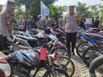 326 Motor Terjaring Razia Balap Liar di Sidoarjo Selama 2 Minggu
