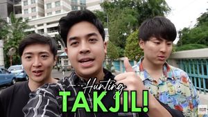 Seru! Jerome Polin Ikut Takjil War di Benhil Bareng Tomo dan Yusuke
