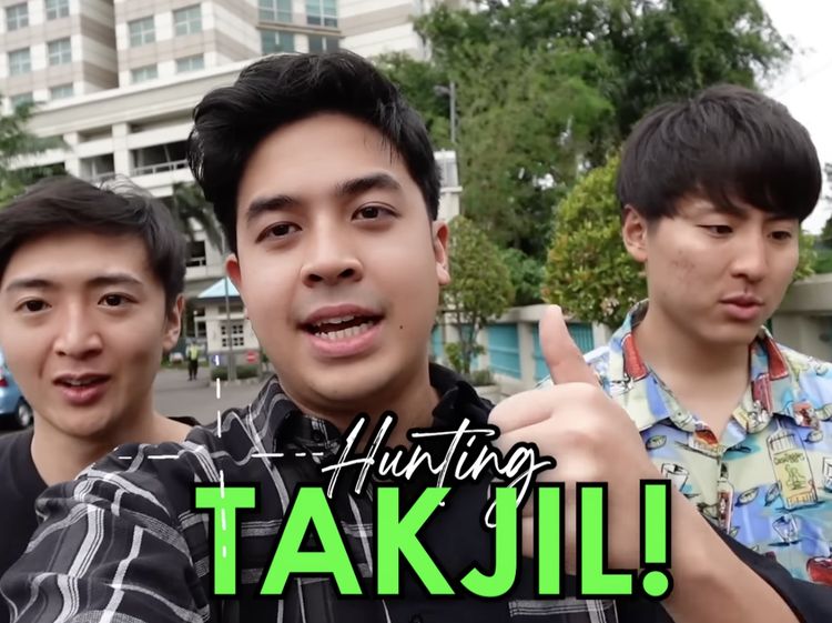 Seru! Jerome Polin Ikut Takjil War di Benhil Bareng Tomo dan Yusuke