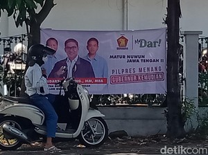 Spanduk Ketua Gerindra Jateng Nyagub Juga Muncul di Klaten