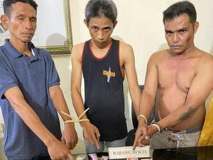 Polisi Tangkap 4 Orang Pengedar Narkoba di Agam, Paketan Sabu-Ganja Disita