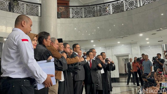 Tim hukum Anies-Cak Imin (Anggi/detikcom).