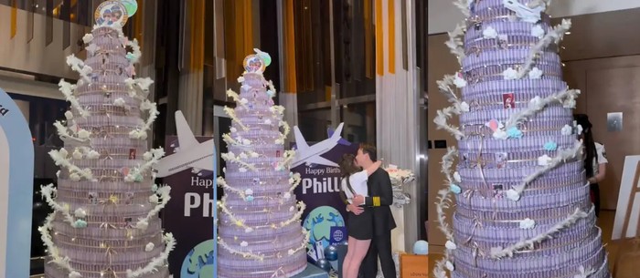 Wow! Istri Ini Berikan Kejutan ‘Money Cake’ Rp 1 M untuk Suaminya