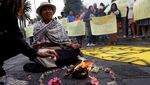 Aksi Masyarakat Adat Ekuador Protes Tambang Perusak Lingkungan
